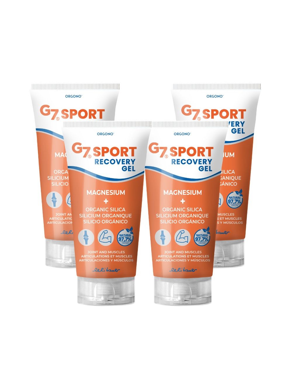 Pack x4 Silicium G7 Sport Recovery Gel