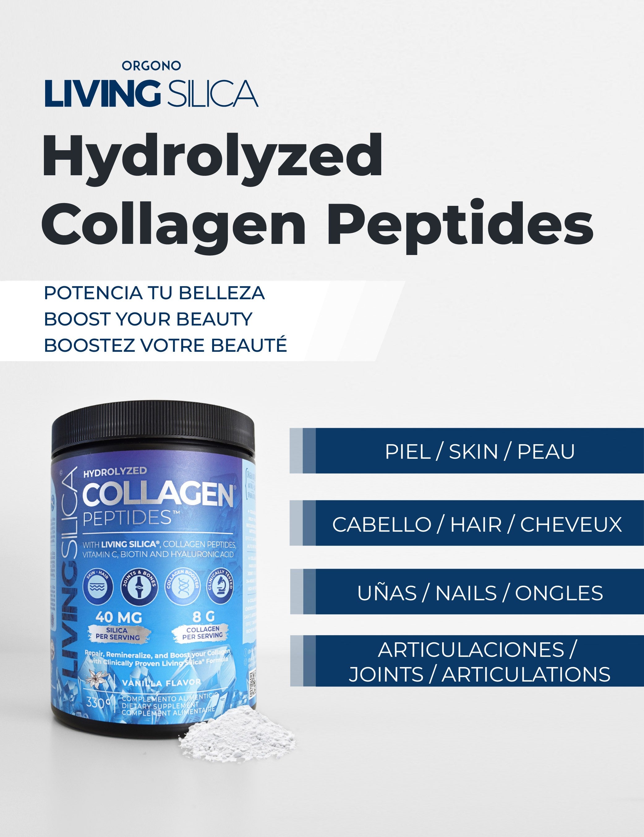 LIVING SILICA® Hydrolyzed Collagen Peptides