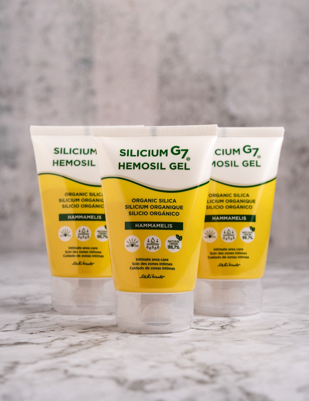 Silicium G7 Hemosil · gel tópico silicio orgánico para malestar hemorroidal