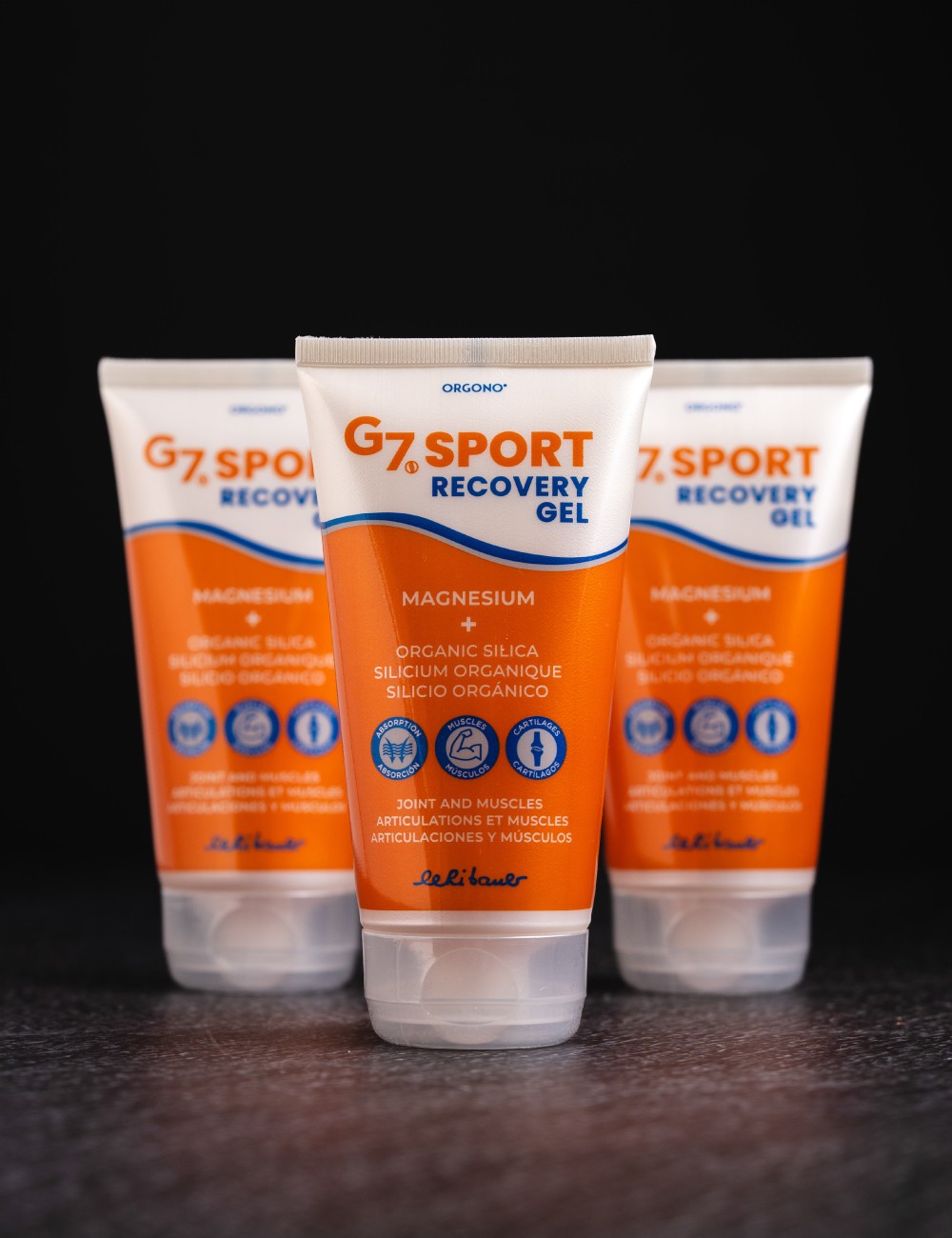 Silicium G7 Sport Recovery Gel · gel tópico silicio orgánico para deportistas