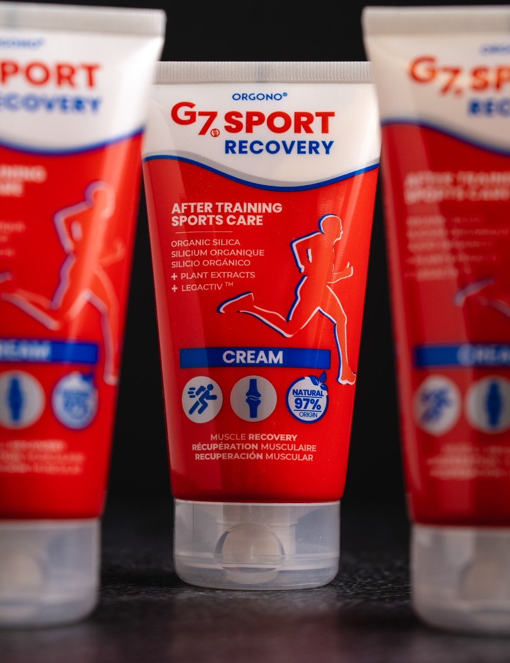Silicium G7 Sport Recovery Cream · crema silicio orgánico recuperación muscular