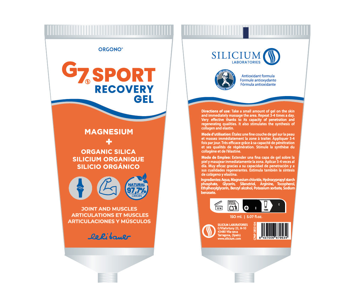 Silicium G7 Sport Recovery Gel