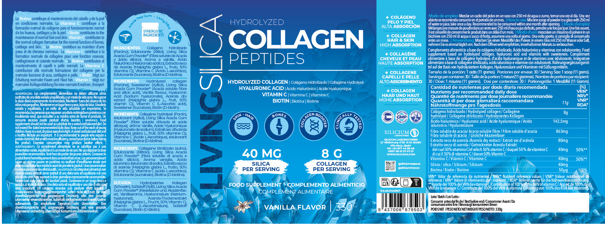 LIVING SILICA® Hydrolyzed Collagen Peptides
